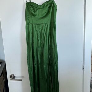 Women’s A&F Camille Midi Dress - Size M, Green color